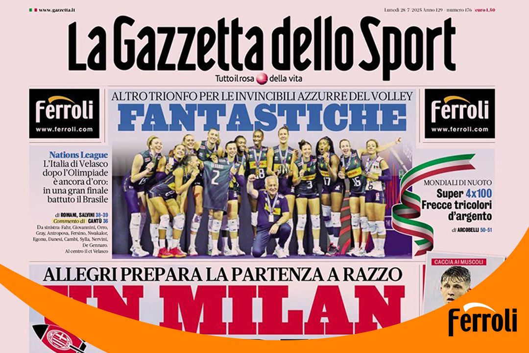 博天堂集团强势登陆《米兰体育报》头版！